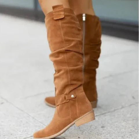 Bottes Femmes Hautes à Lacets Élégantes