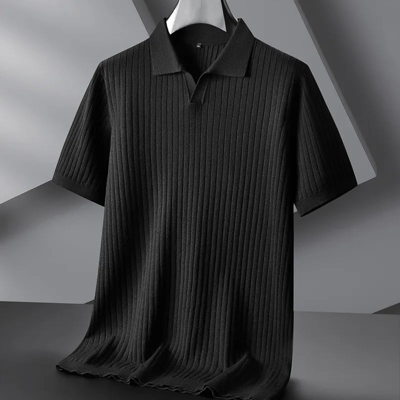 Chemise Polo Élégante Homme Manche Courte