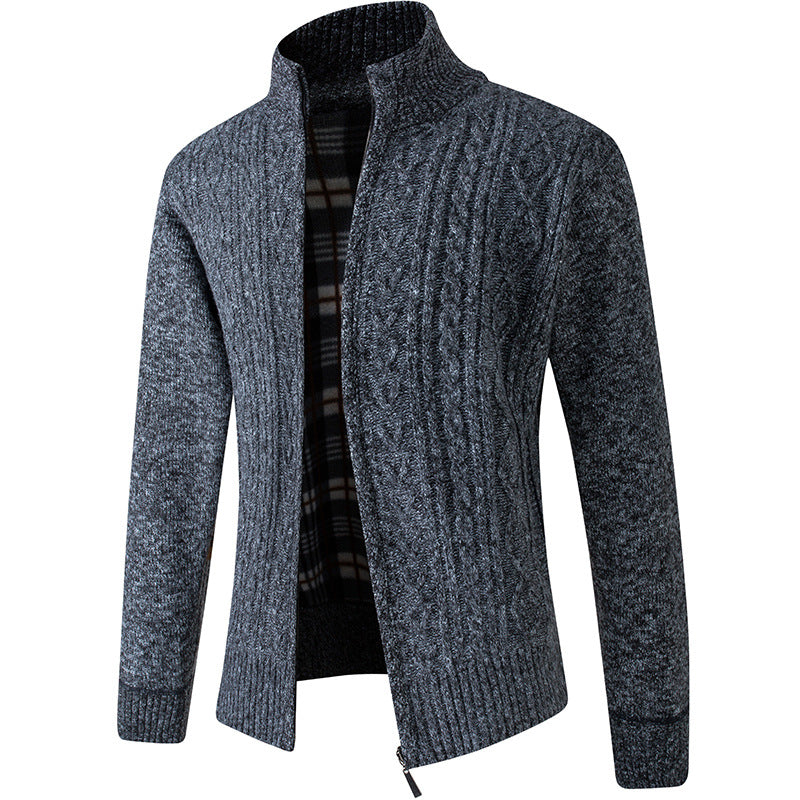 Pull Homme Velours Doux Élégant
