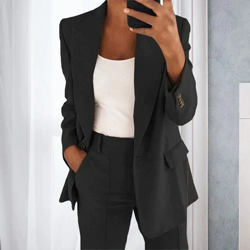 Costume Femme Bleu Marine, Tenue Travail Chic