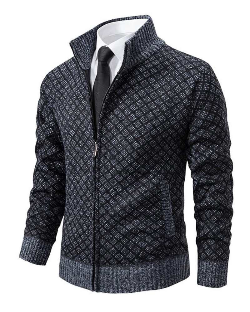 Veste zippée confortable et tendance pour hiver