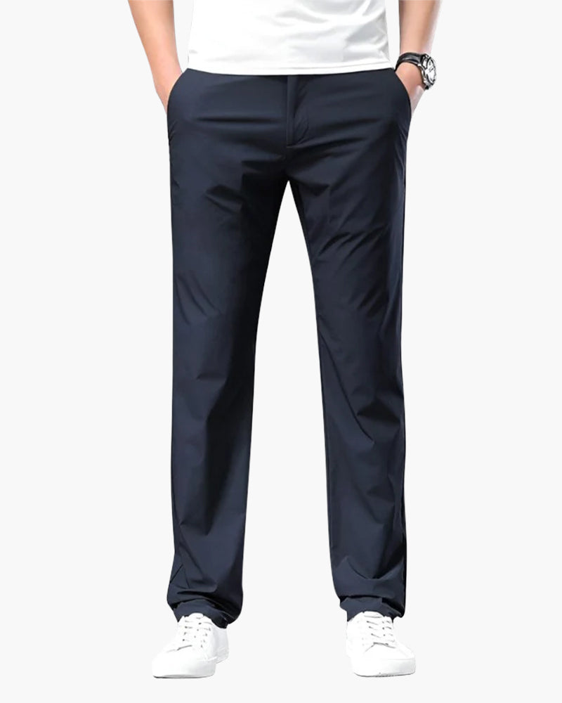 Pantalon Chino Élégant Taille Fine pour Homme