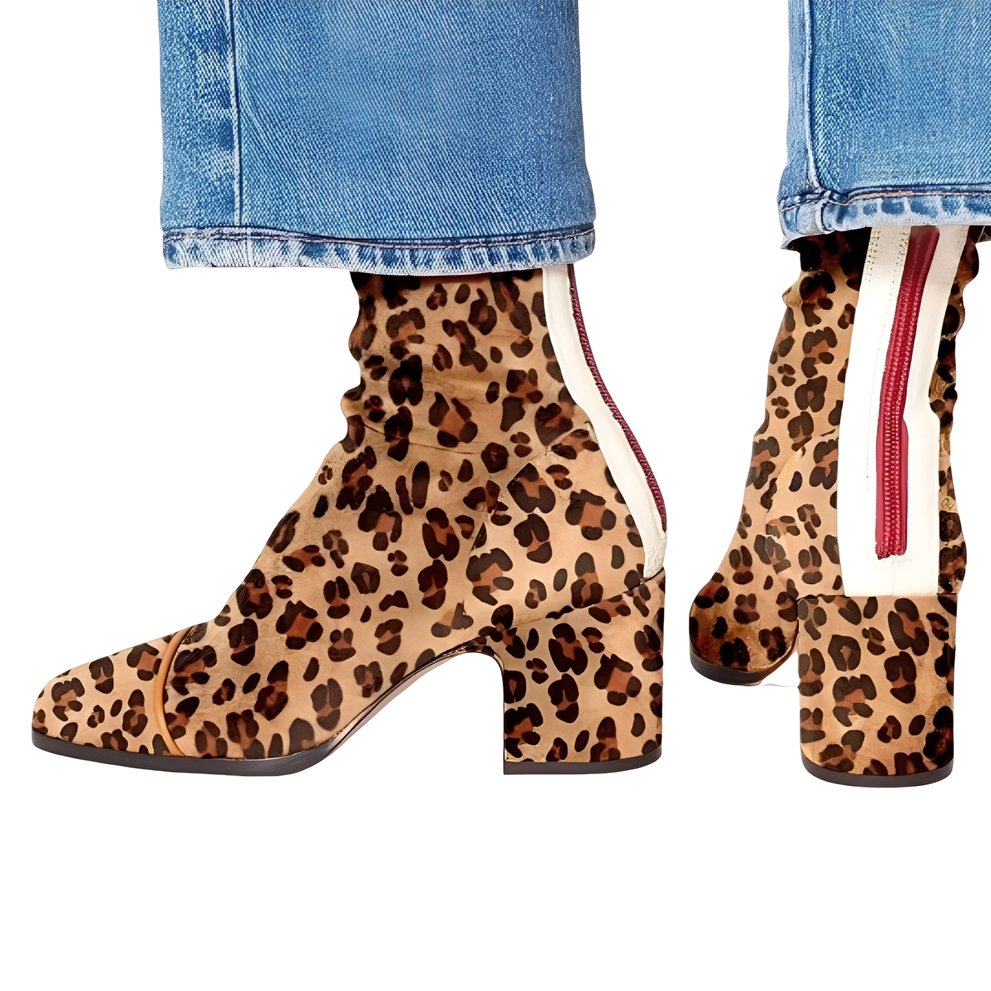 Bottines Femmes à Talon Plat Comfort