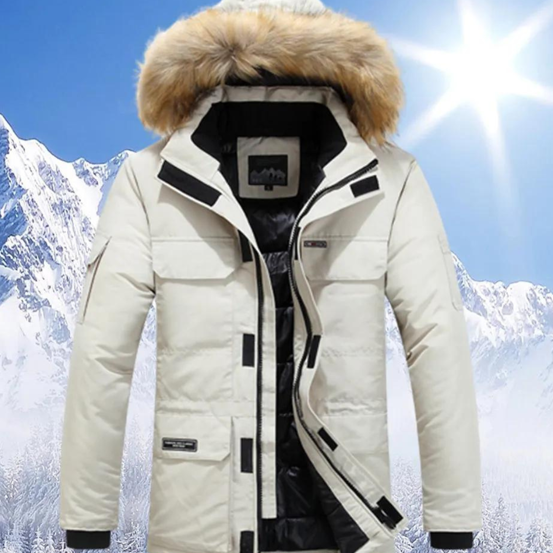 Doudoune Hiver Homme avec Capuche Réversible