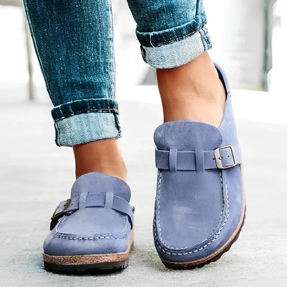 Sabots Femmes Cuir Noir Naturel