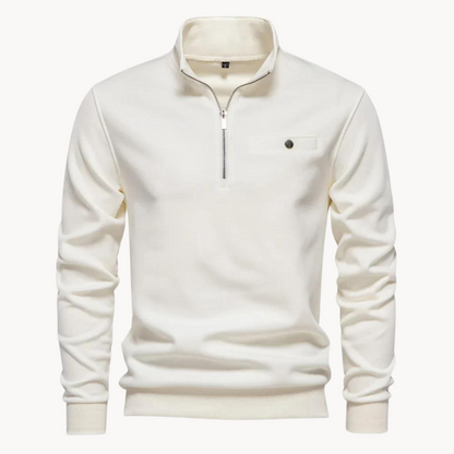 Pull décontracté homme à fermeture éclair