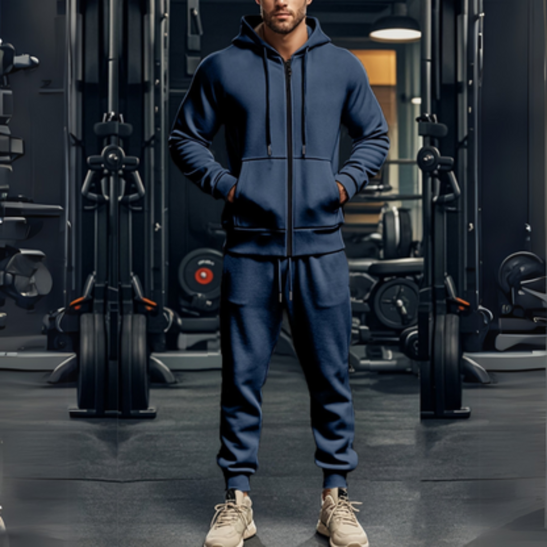 Tenue Décontractée 2 Pièces - Sweat Capuche et Pantalon Comfort