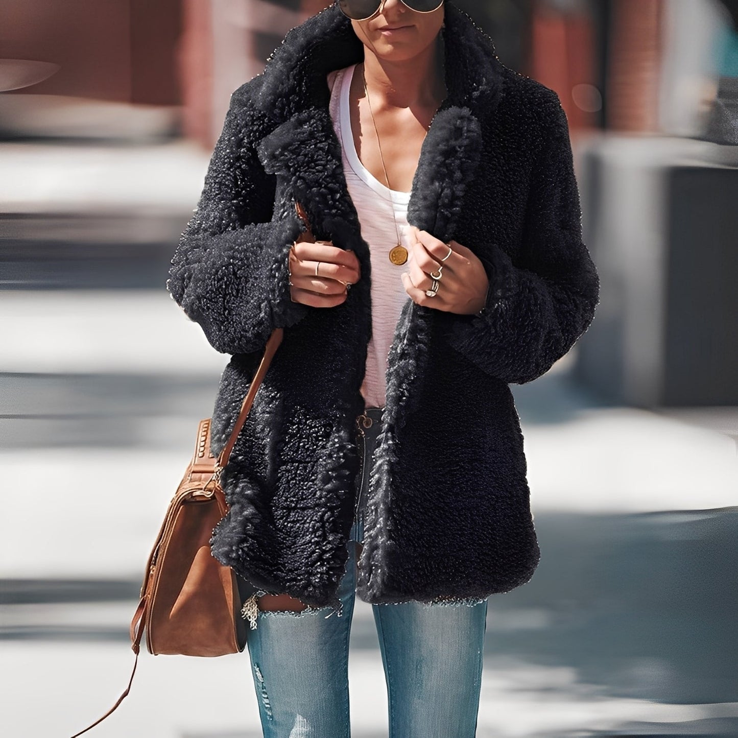 Veste Hiver Féminine Élégante – Parka Polaire Douillette avec Coupe Tendance
