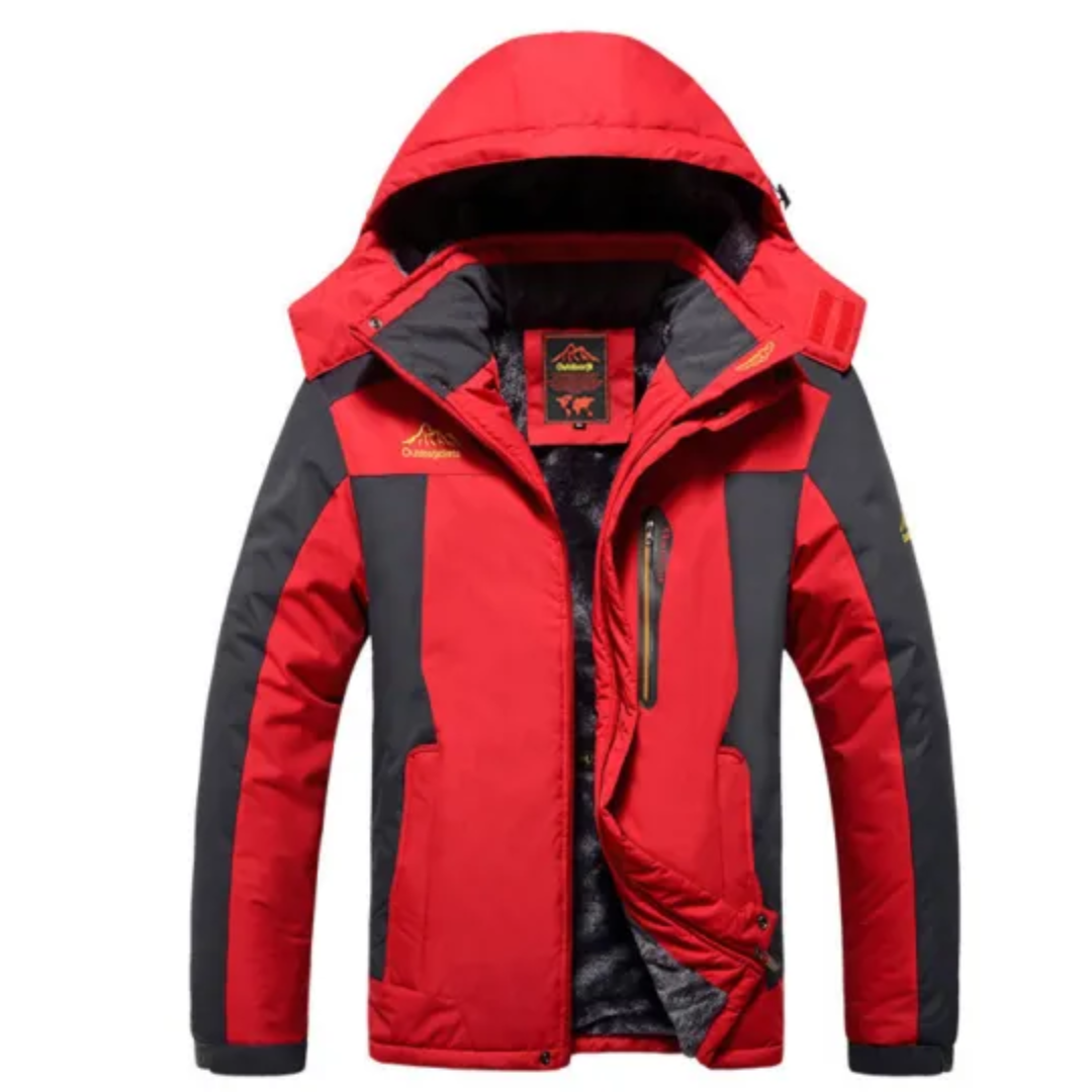 Veste Hiver Homme Imperméable et Chaude avec Capuchon