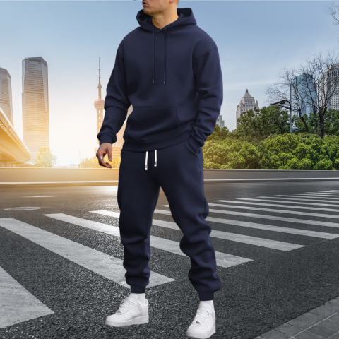 Tenue de sport homme décontractée 2 pièces