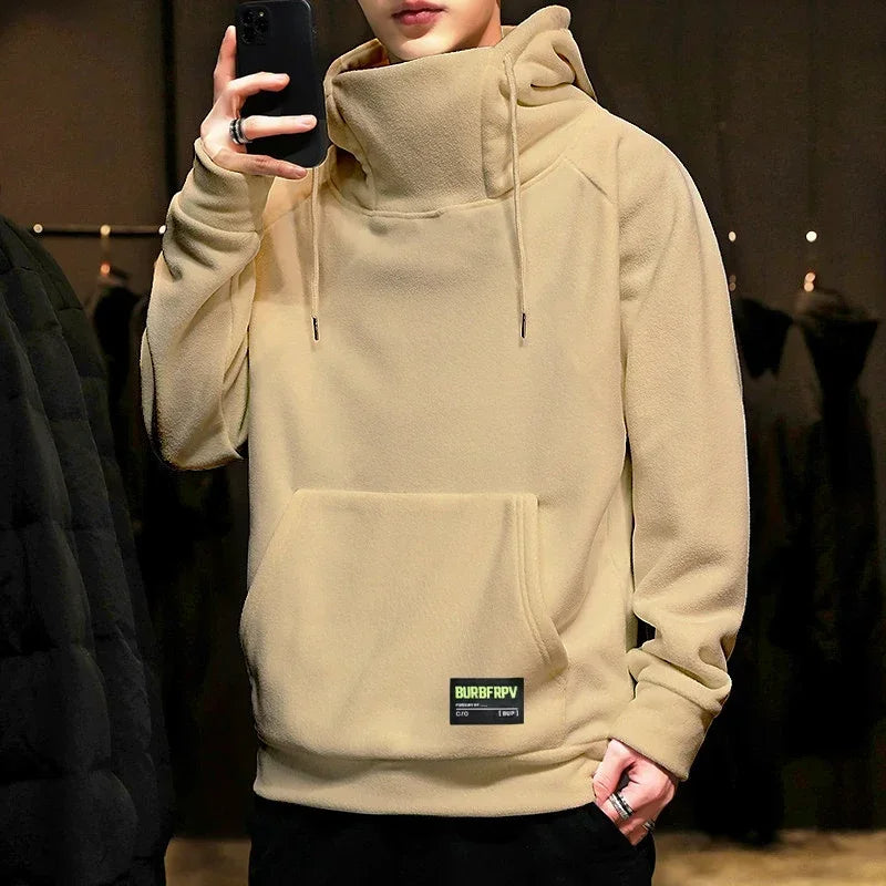 Sweat À Capuche Confortable Taille Libre Pour Homme - LuxeStyle