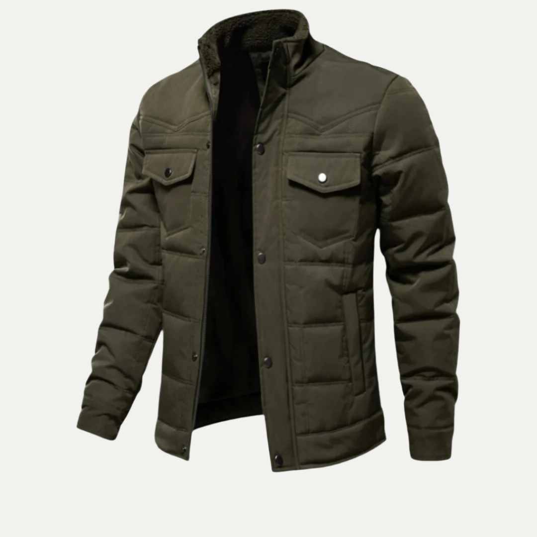 Veste Hiver Douillette avec Capuche pour Homme