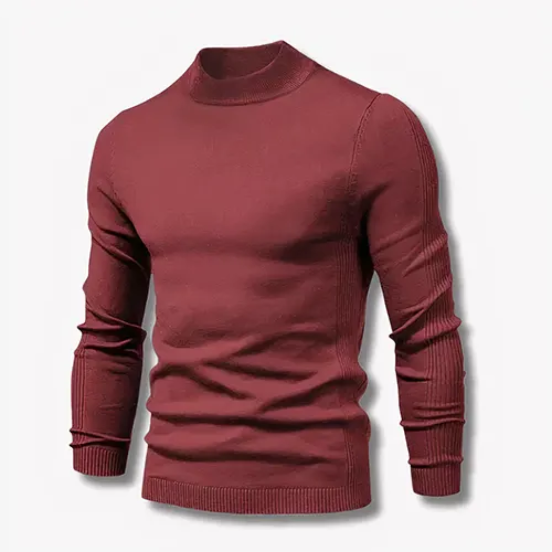 Pull Col Enroulé Douillet Homme