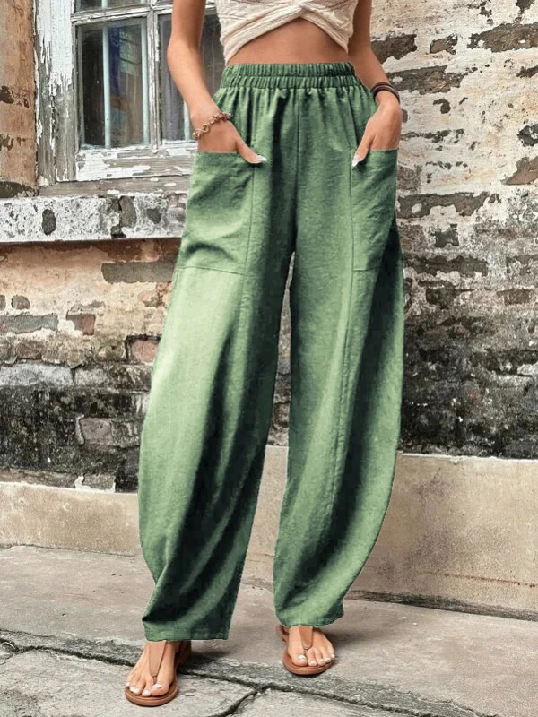 Pantalon Large Décontracté Pour Femmes