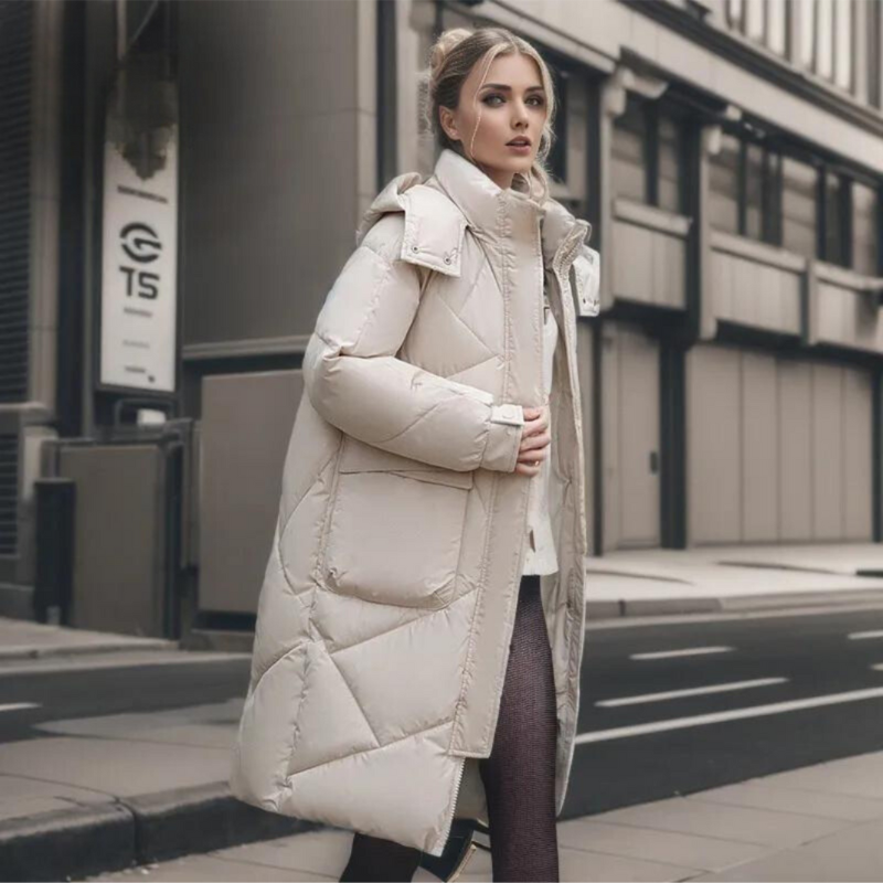 Veste Longue Femme Hiver Douillette