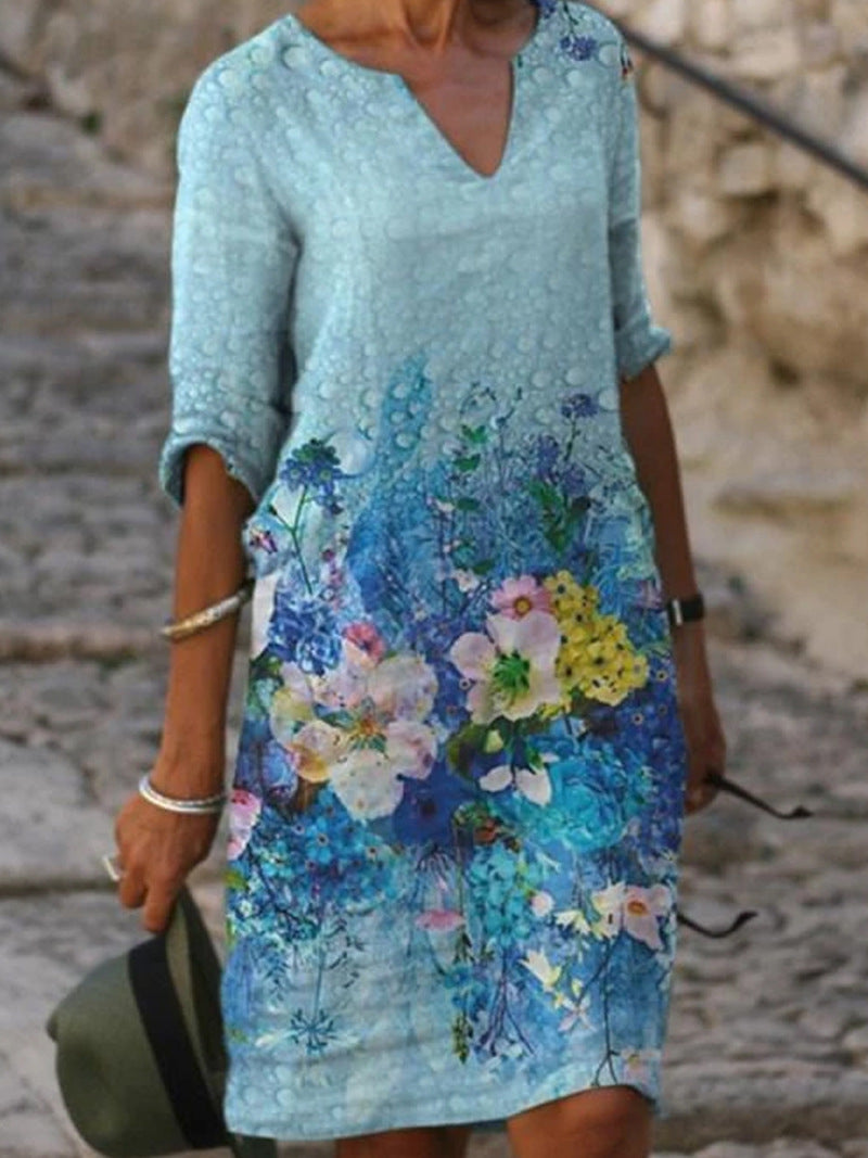 Robe Chic Femme Courte Élégante