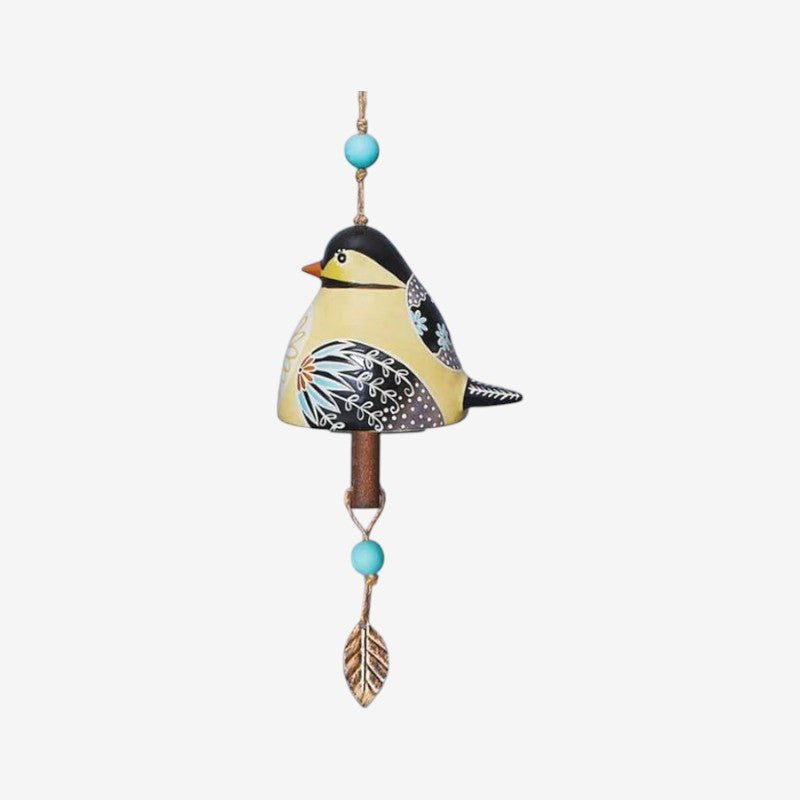 Carillon à Vent Élégant avec Motifs de Feuilles
