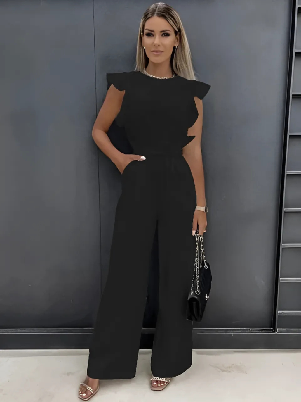 Robe Femme Noire Chic Courte - LuxeStyle