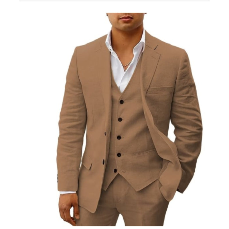 Costume Homme Élégant Trois Pièces Classique