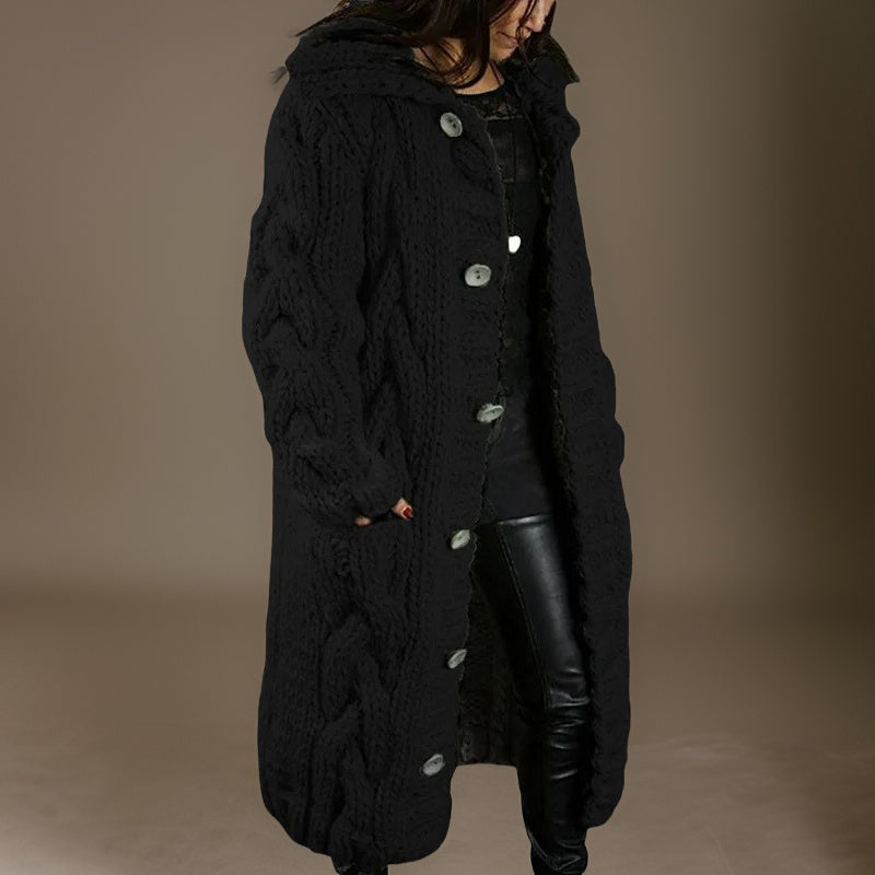 Cardigan Femmes Long et Doux