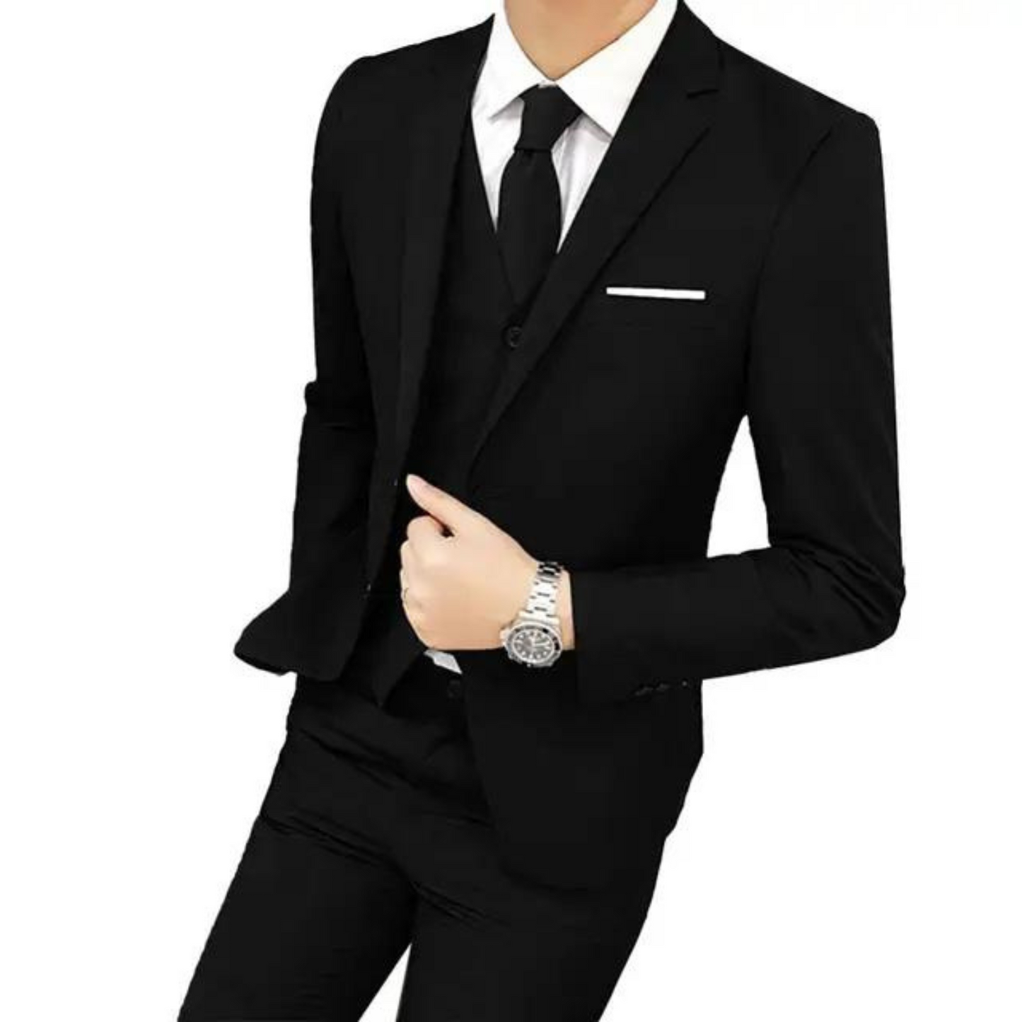 Costume Mariage Élégant 3 Pièces Pour Homme