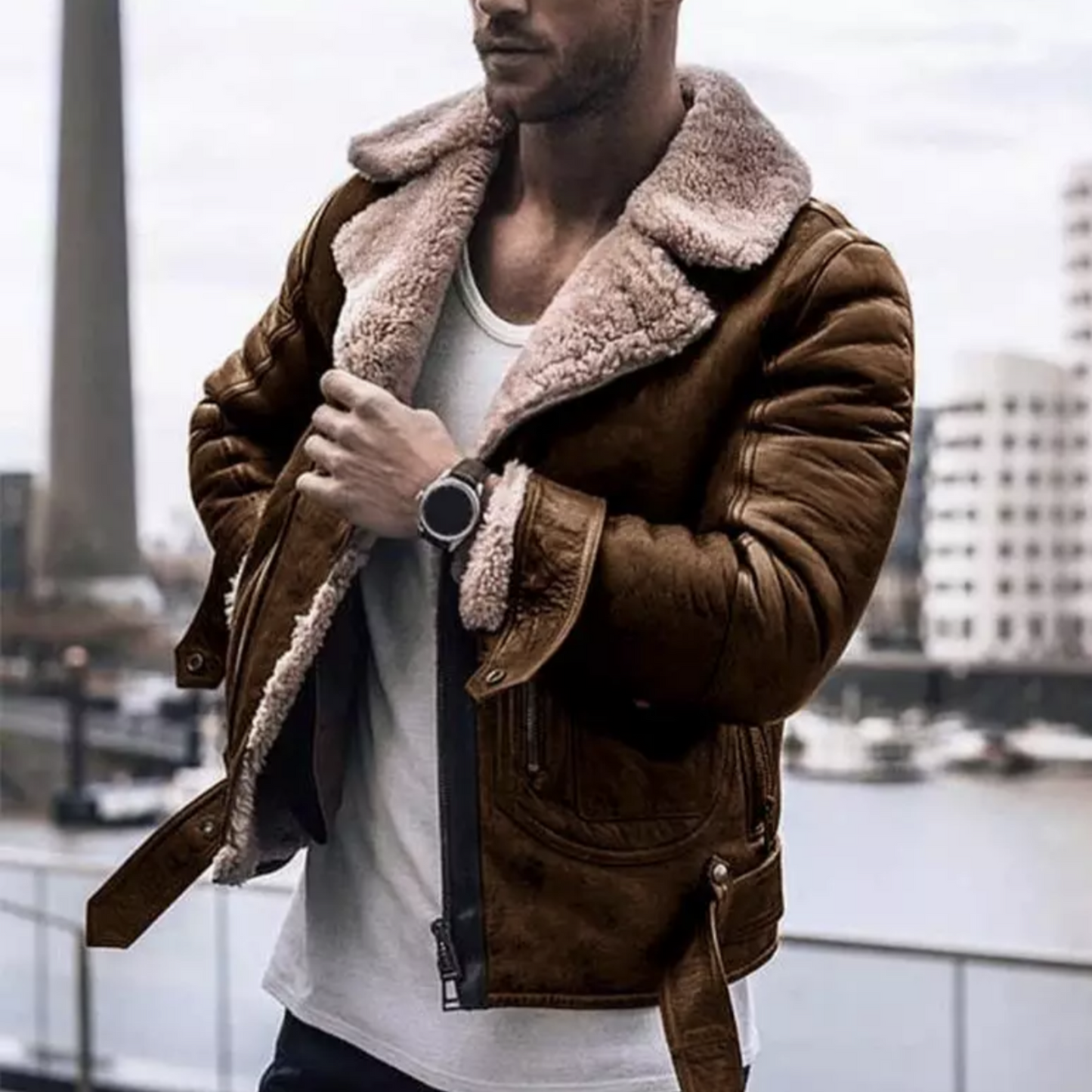 Veste Homme Hivernale Étanche et Chaude