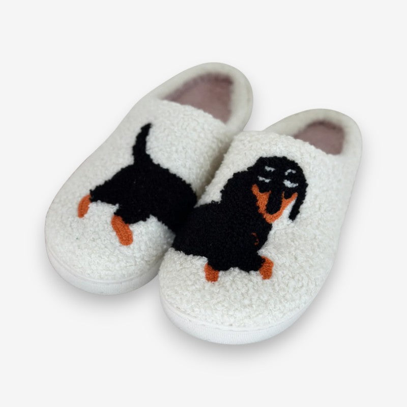 Chaussons Mignon Chat Imprimé Facile à Enfiler - LuxeStyle