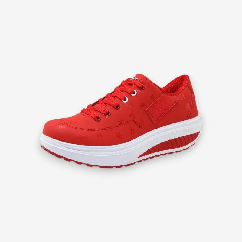 Chaussures Femmes à Bout Arrondi avec Semelle Plate et Lacets