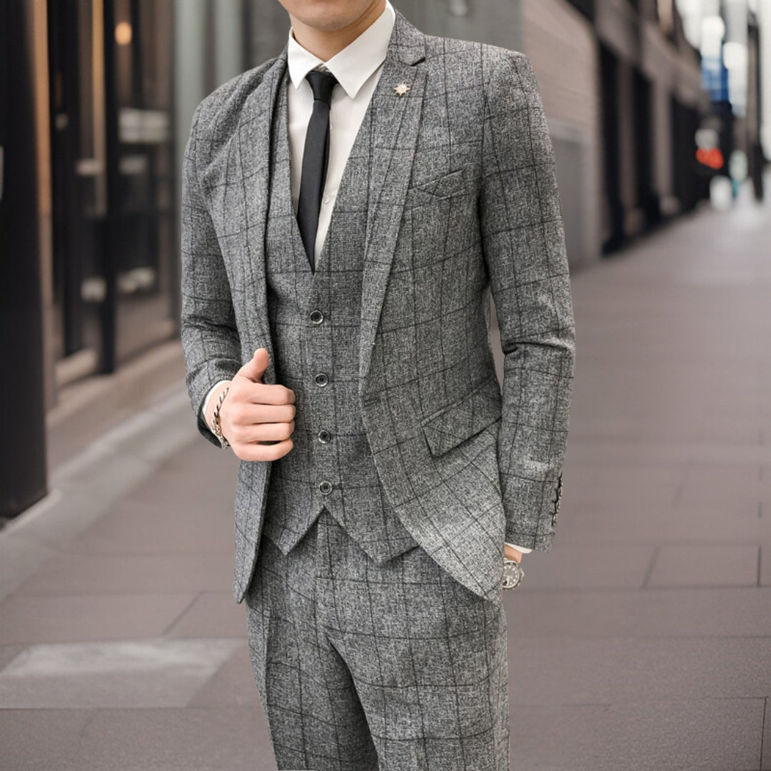 Costume Mariage Homme Élégant 3 Pièces