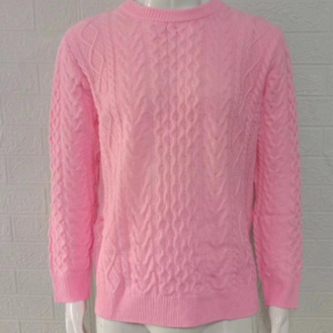 Pull Homme Hiver Chaud Col Ronde