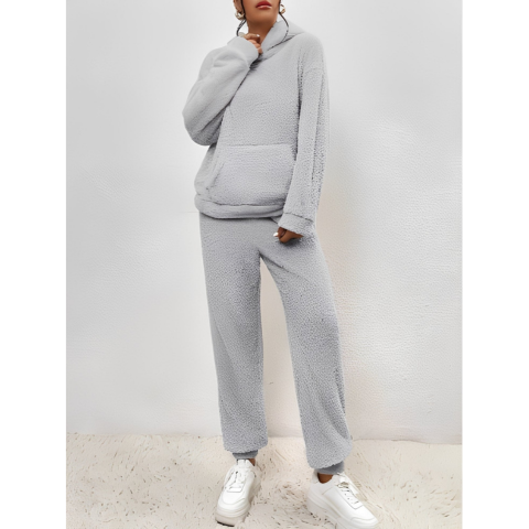 Ensemble décontracté femme à capuche casual