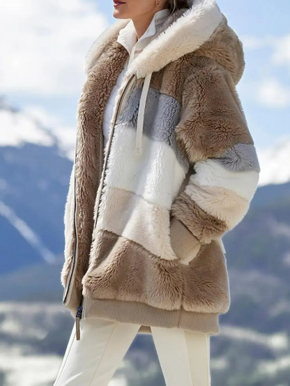 Veste Hivernale Féminine Élégante Longue