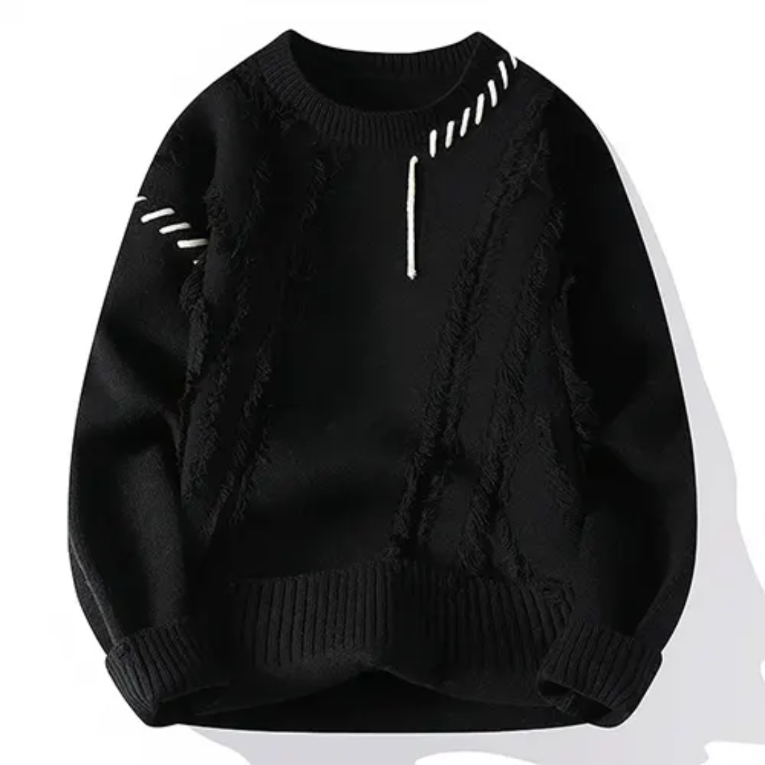 Chandail Hiver Patchwork Stylish Homme