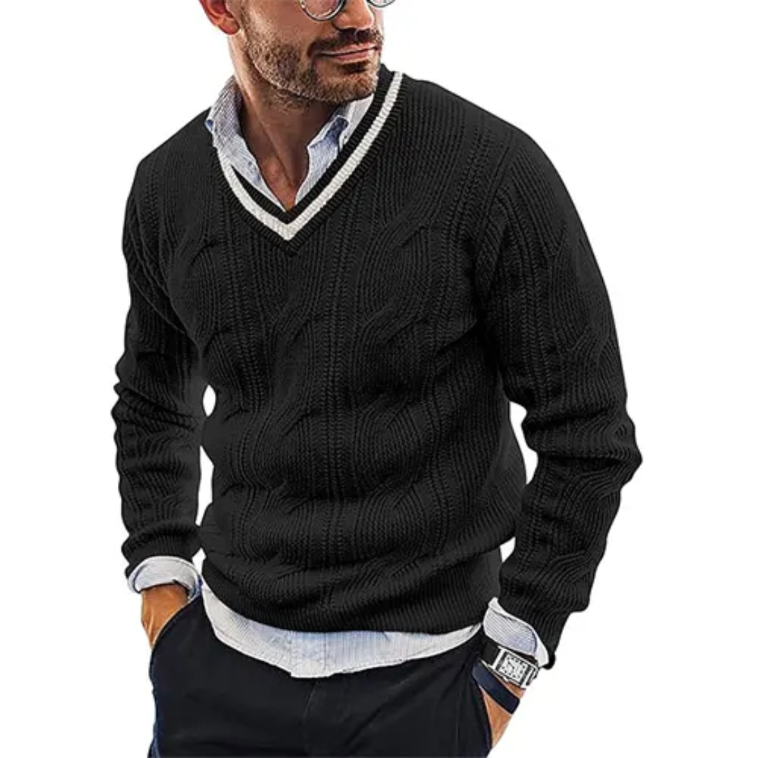Pull à Col V Douillet pour Homme