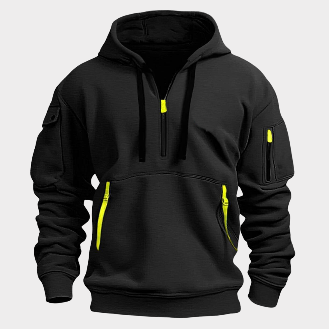 Sweat Gris Oversize à Manches Longues