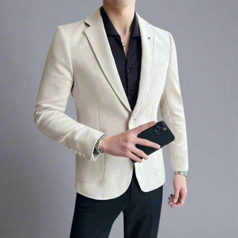 Blazer Homme Chic à Manches Longues