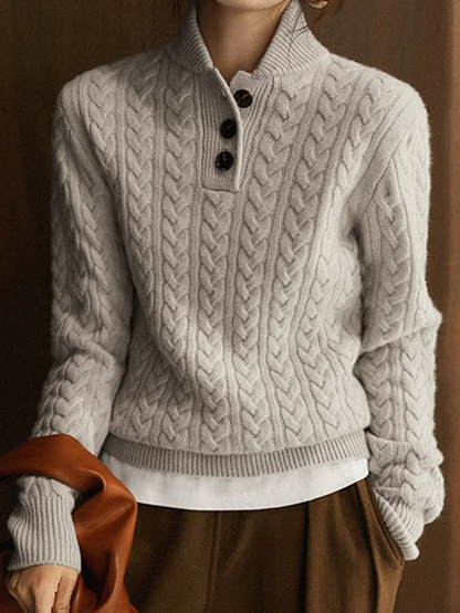 ChicTorsadé™ – Pull Femme Torsadé Ample Confort et Élégance Polyvalente