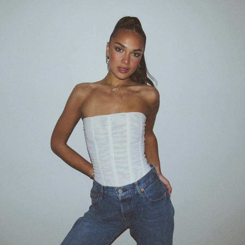 Corset Élégant Sans Bretelles Confortable pour Femme