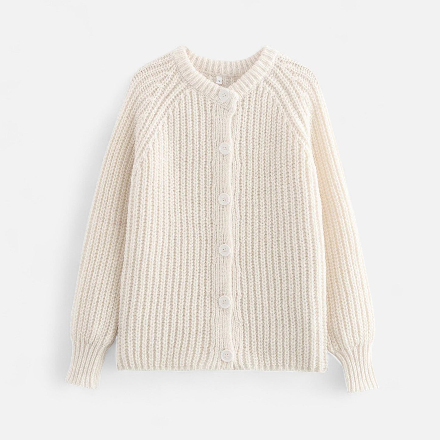 Gilet femme maille épais boutonné gris foncé