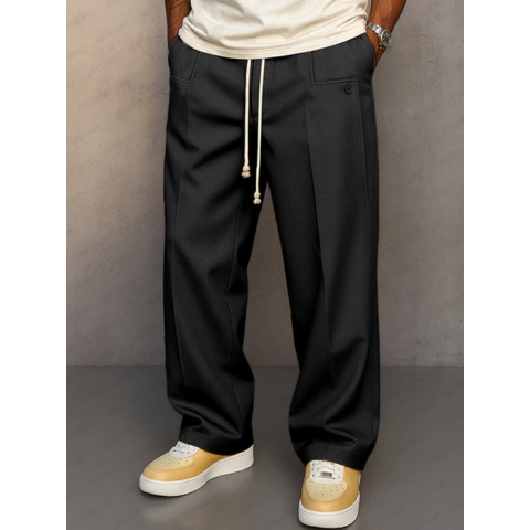 Pantalon décontracté pour homme large