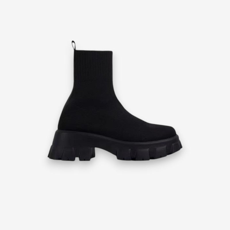 Bottines Femme Hiver avec Semelle Grip et Fermeture Éclair - LuxeStyle