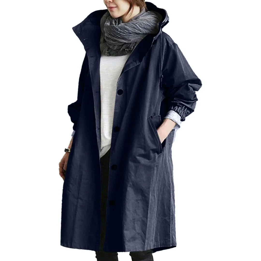 Manteau Imperméable Femme Élégant Long