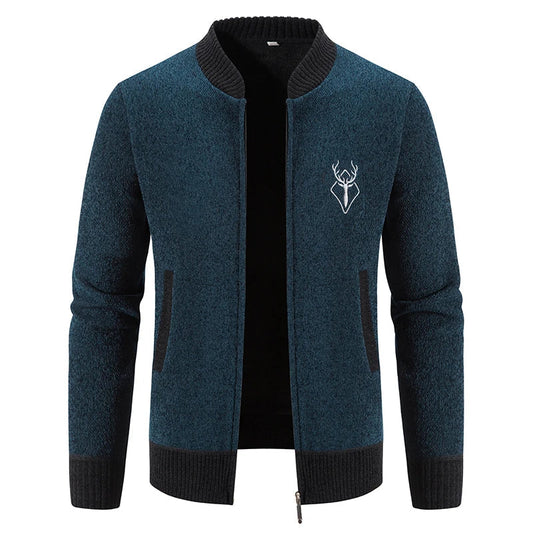 Veste zippée taille slim avec manches longues et poches pratiques - LuxeStyle