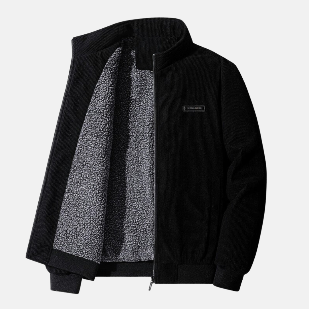 Veste Velours Douce Éclair Polaire