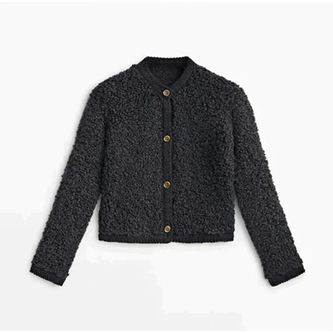 Cardigan Femme Hiver Élégant Court
