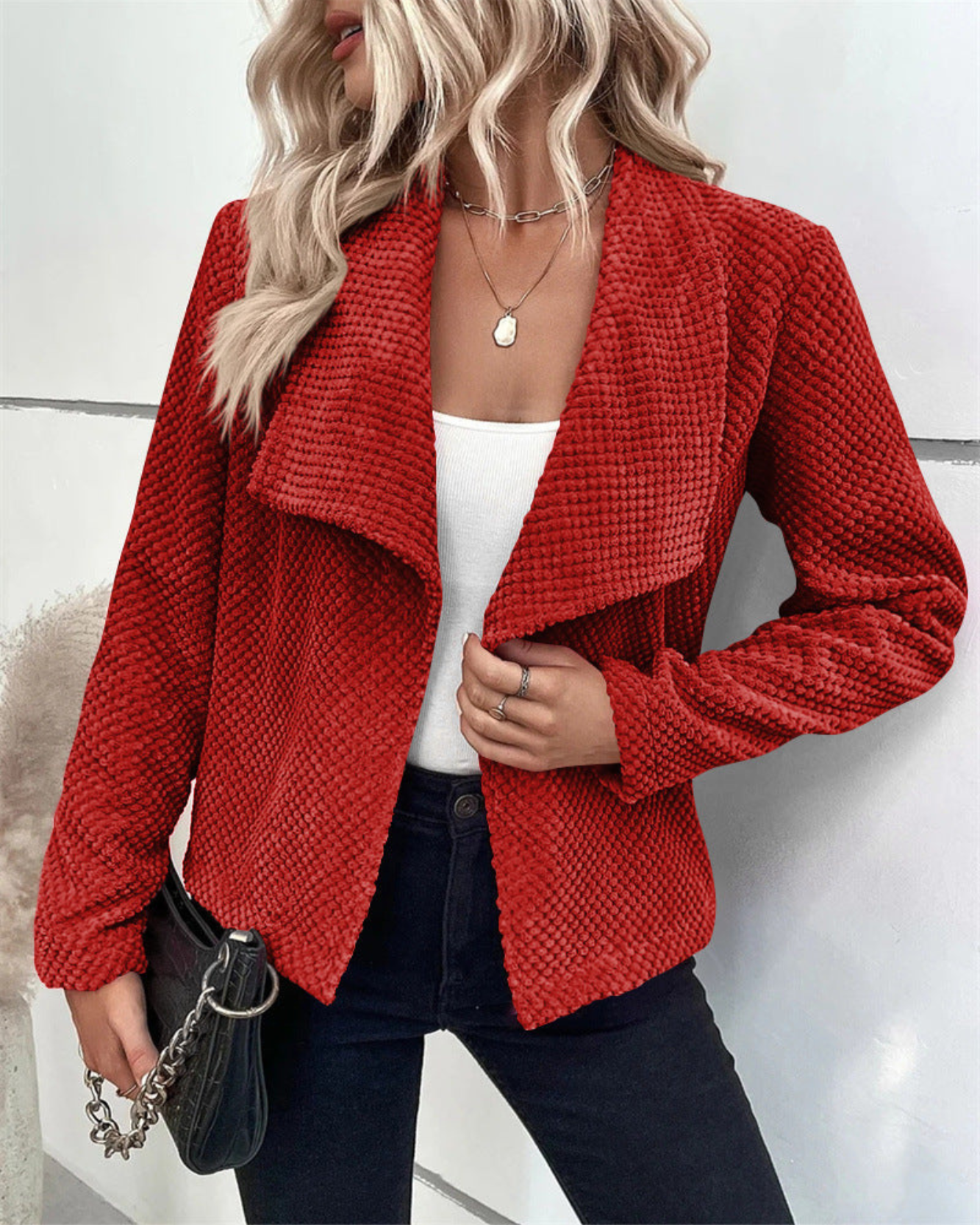 Blazer Élégant Manche Longue Féminin
