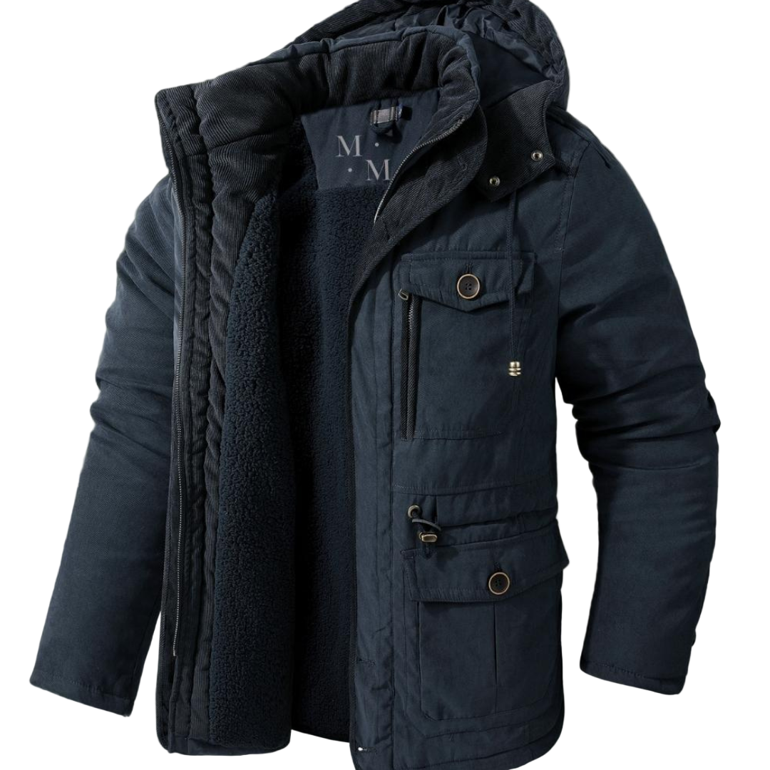 Veste Hiver Homme Élégante à Capuche