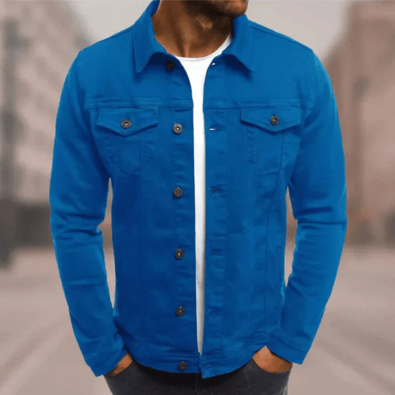 Veste Denim Style Casual Homme