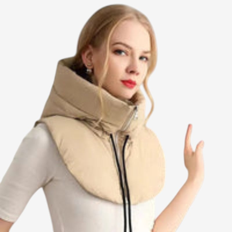 Cagoule à capuche zippée confortable pour femme