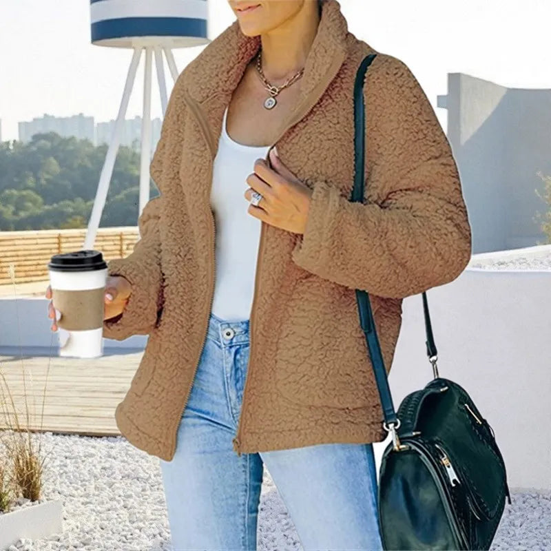 Veste Douillette Femme Longue Élégante
